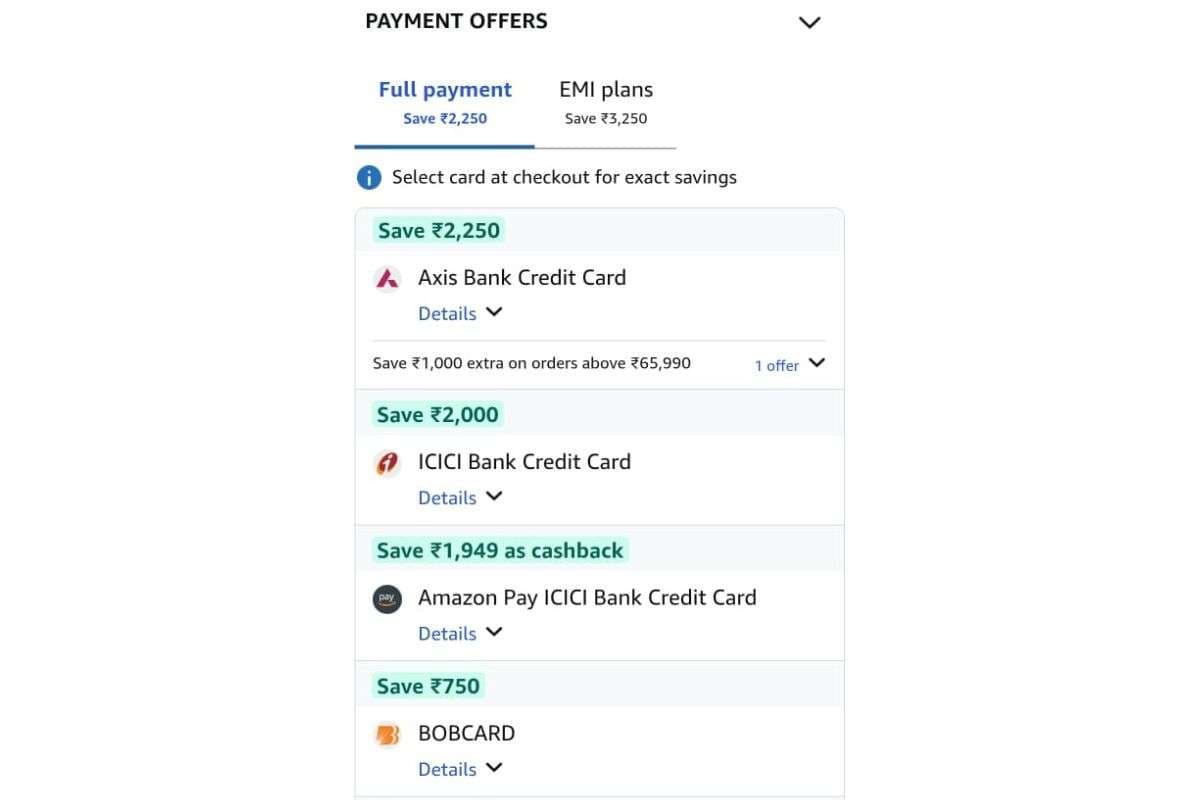 Vivo X100 Pro 5G Bank Offers On Amazon