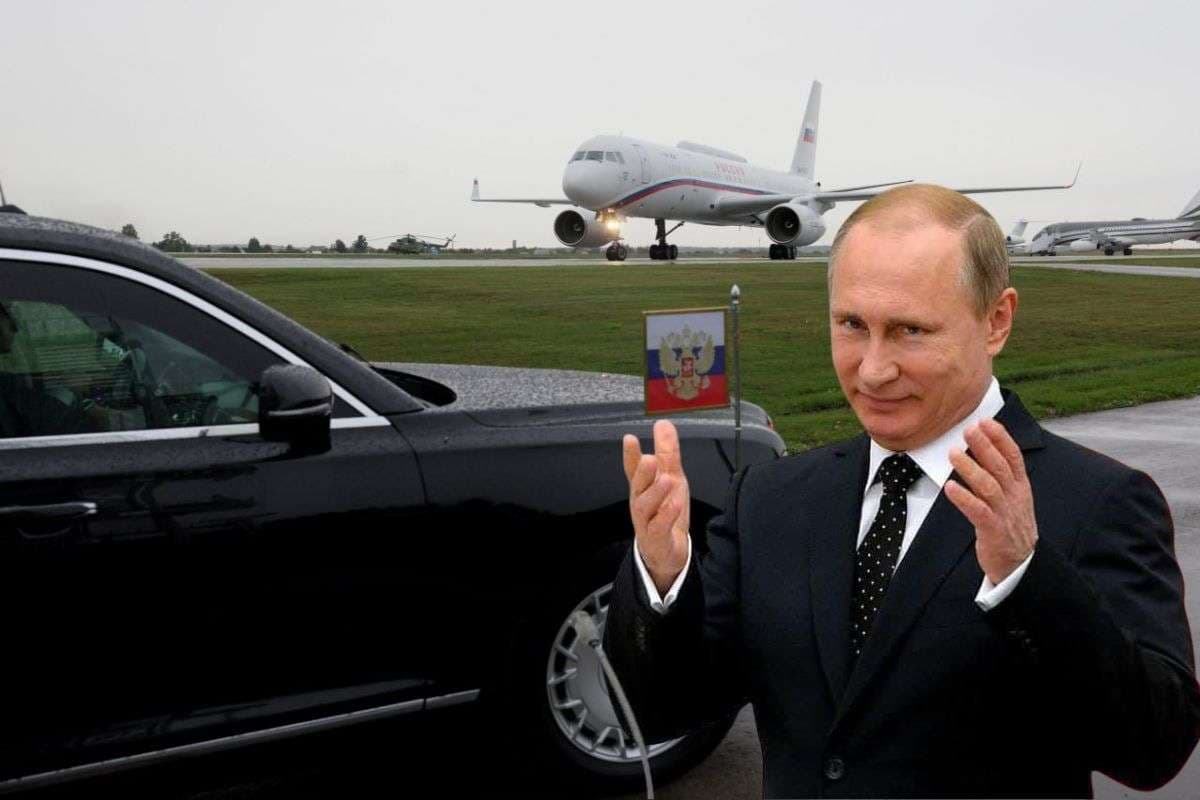 Vladimir Putin's Presidential Plane and Car
