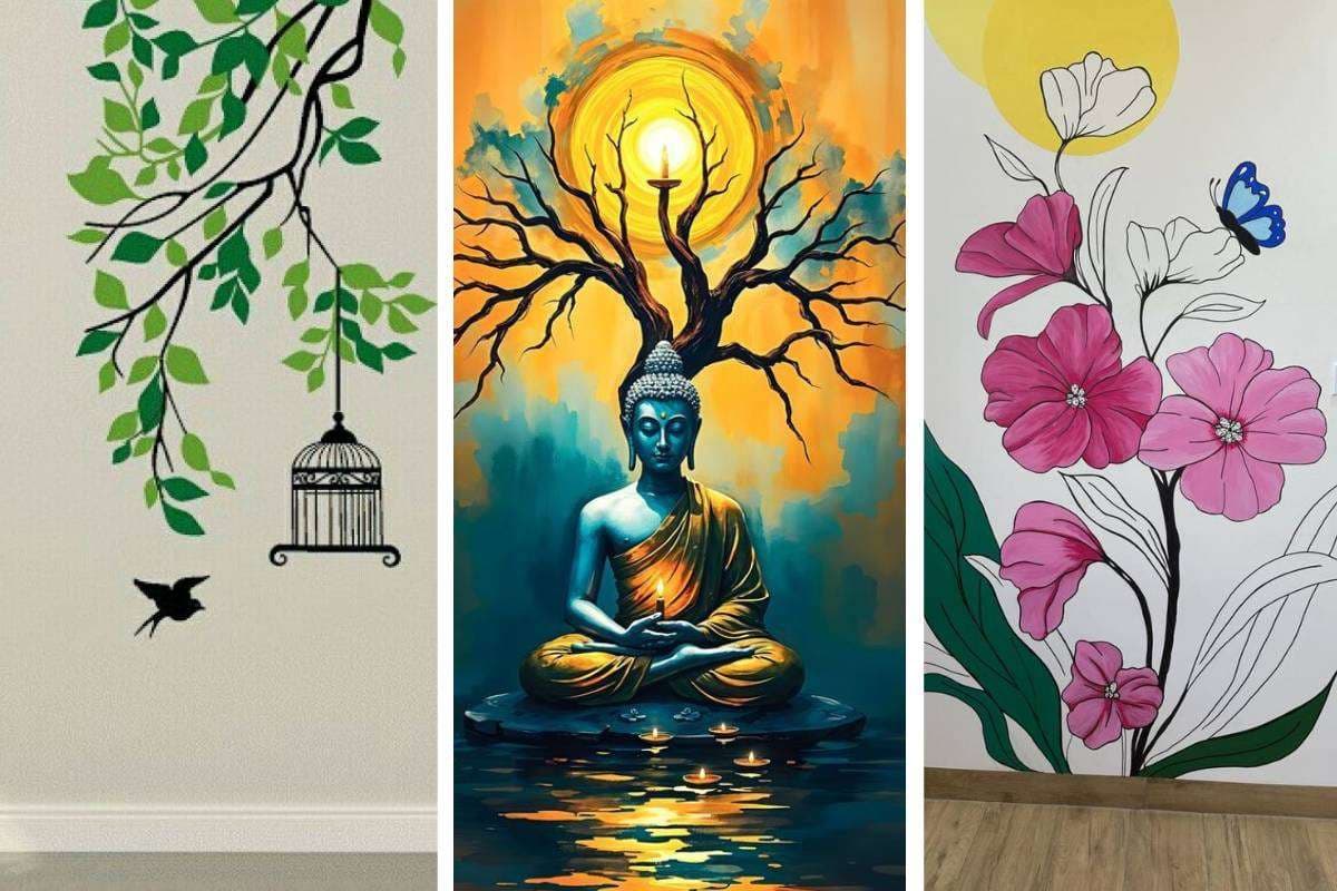 बिना पेंट और तोड़-फोड़ के घर को दें नया लुक - ये Wall Sticker Decor Ideas बदल देंगे आपकी दीवारें