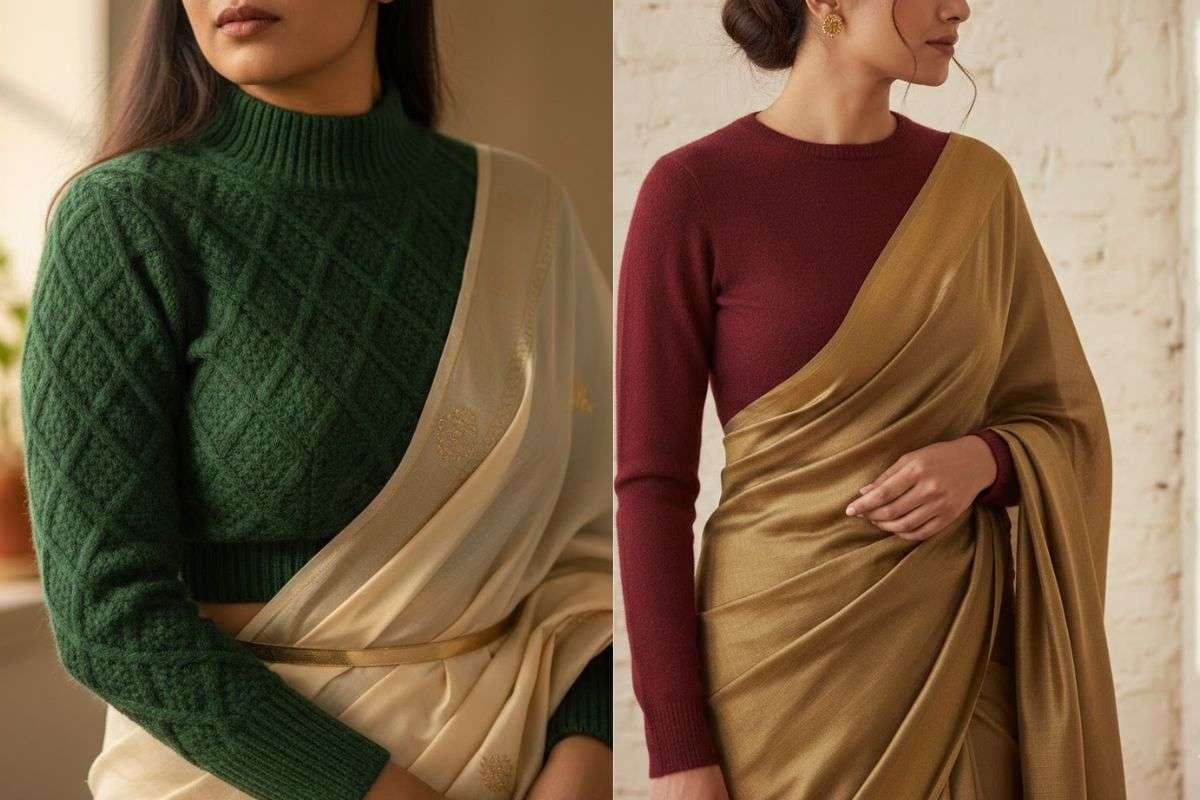 Winter Special Woolen Blouse: ठंड के दिनों में दिखें खास, साड़ी के साथ पहनें ये वूलन ब्लाउज और पाएं शानदार लुक