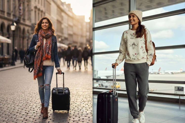 Winter Travel Outfits for Women: ठंड के मौसम में ट्रैवल के दौरान भी दिखें ग्लैमरस, इन कंफर्टेबल आउटफिट आइडियाज से पाएं बेहतरीन लुक
