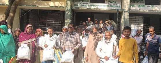 महागामा में 70 किसानों को रबी फसल का बीज वितरण