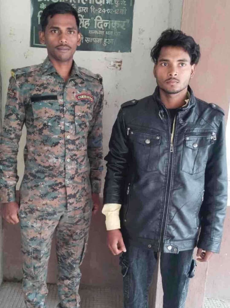 रौटा पुलिस ने प्राथमिकी अभियुक्त को पकड़ भेजा जेल