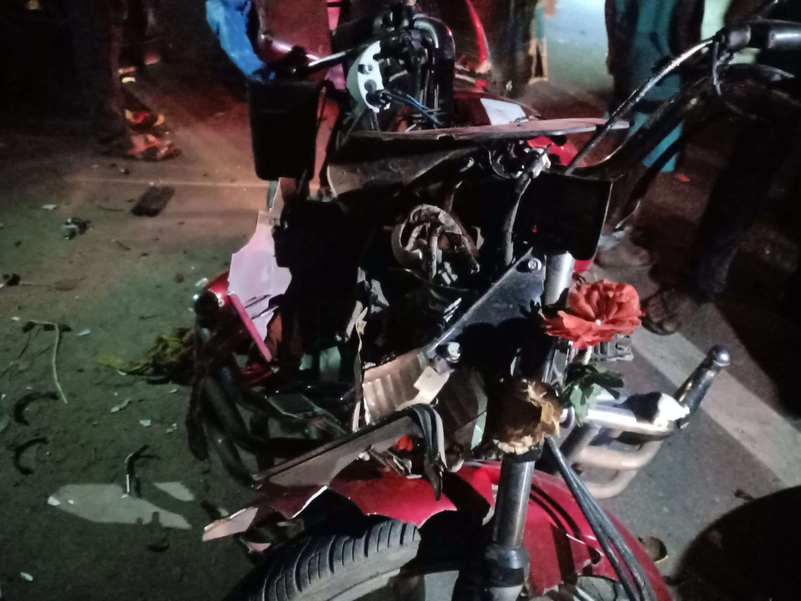 ट्रक ने बाइक सवार युवक को मारी टक्कर, स्थल पर हुई मौत