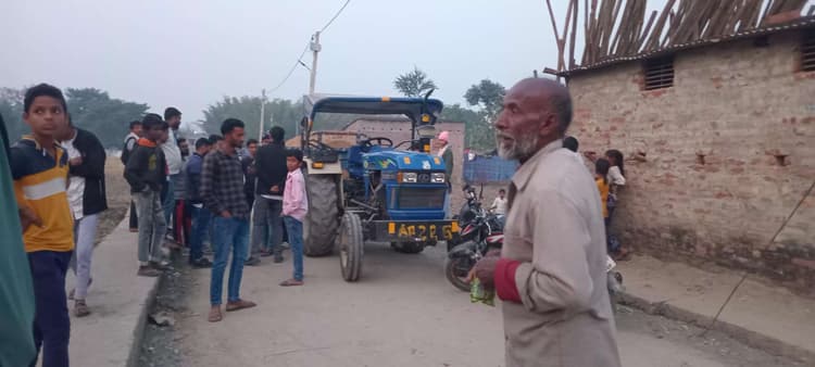 तीन वर्षीय बच्ची को ट्रैक्टर ने रौंदा, मौत
