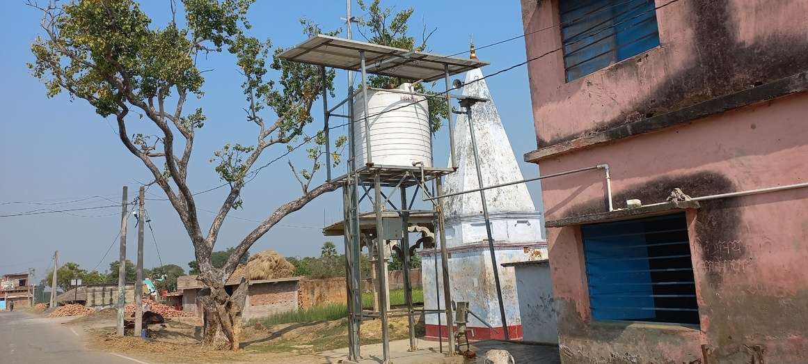 धनकुढ़िया पंचायत में सोलर जलमीनार खराब, ग्रामीणों को पेयजल संकट