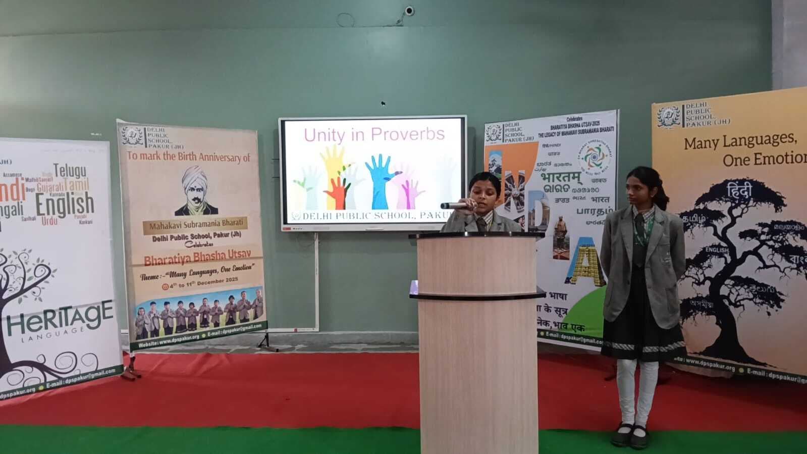 भारतीय भाषाओं की कहावतों पर डाला गया प्रकाश, बच्चे हुए रूबरू