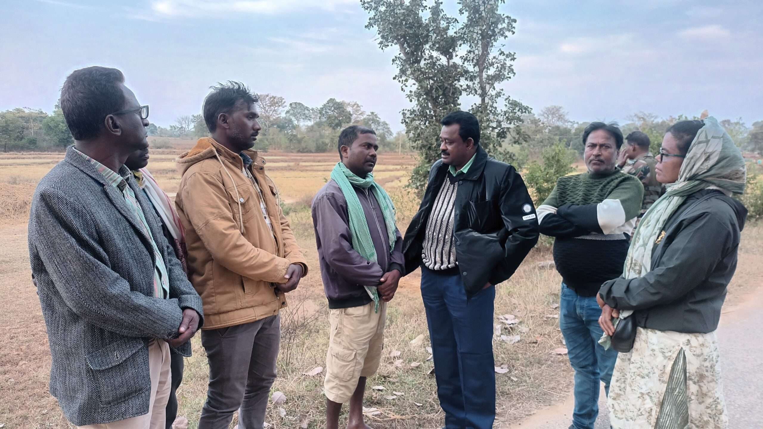 जिलाध्यक्ष ने पीड़ित परिवार से मिल दी सांत्वना