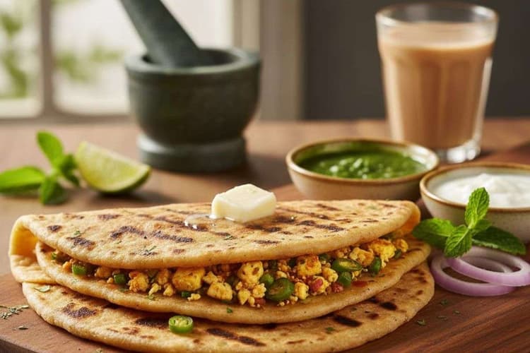 Grill Paneer Paratha: घर पर बनाएं क्रिस्पी और स्वादिष्ट ग्रिल पनीर पराठा, जानिए आसान रेसिपी