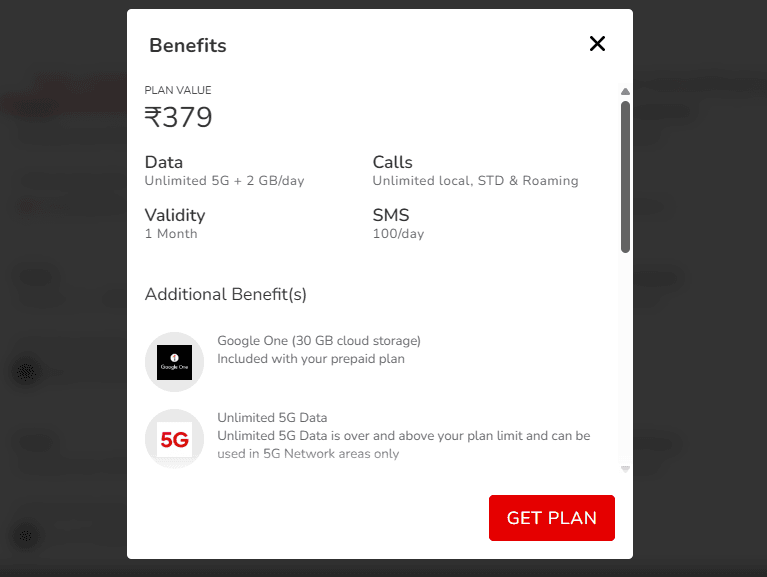 एयरटेल का 1 महीने वाला प्लान