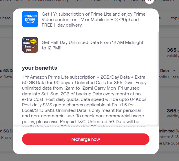 वीआई का 3799 रुपये वाला प्लान 