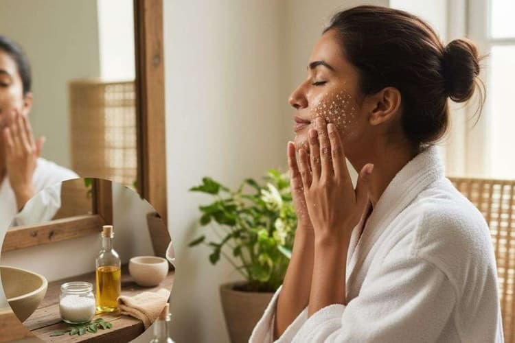 नारियल तेल और नमक से घर पर बनाएं परफेक्ट नेचुरल स्क्रब, डेड स्किन से मिलेगा मिनटों में छुटकारा