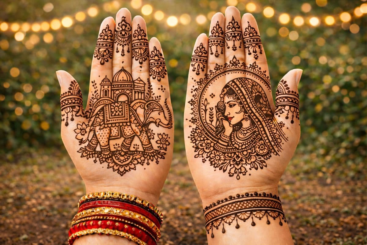 ट्रेडिशनल मेहंदी डिजाइन