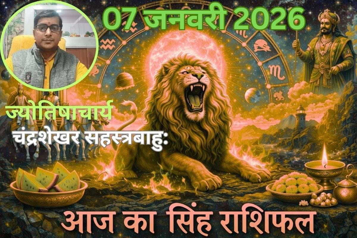 Singh Aaj Ka Rashifal 07 January 2026: आज जीवनसाथी से मिलेगा सरप्राइज, करियर में उपलब्धियों का दिन
