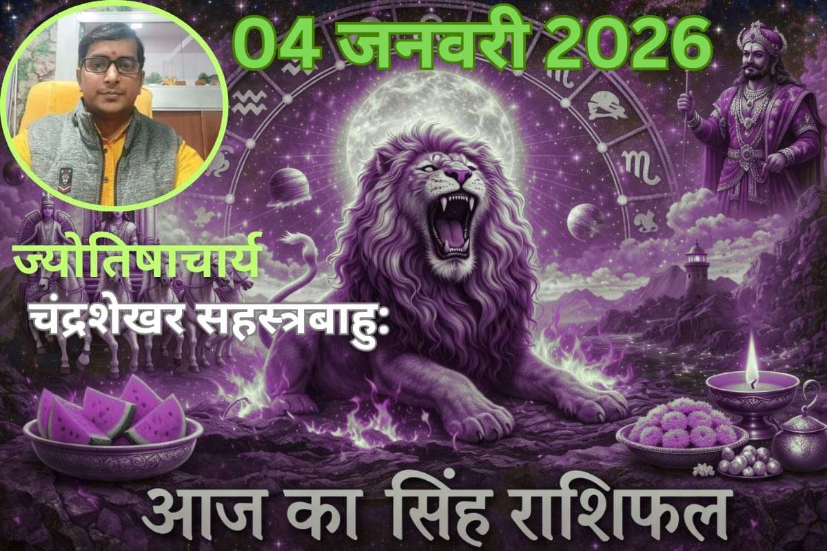 Singh Aaj Ka Rashifal 04 January 2026: सिंह राशि वालों को आज मिल सकता है शुभ समाचार, शत्रुओं से रहें सावधान