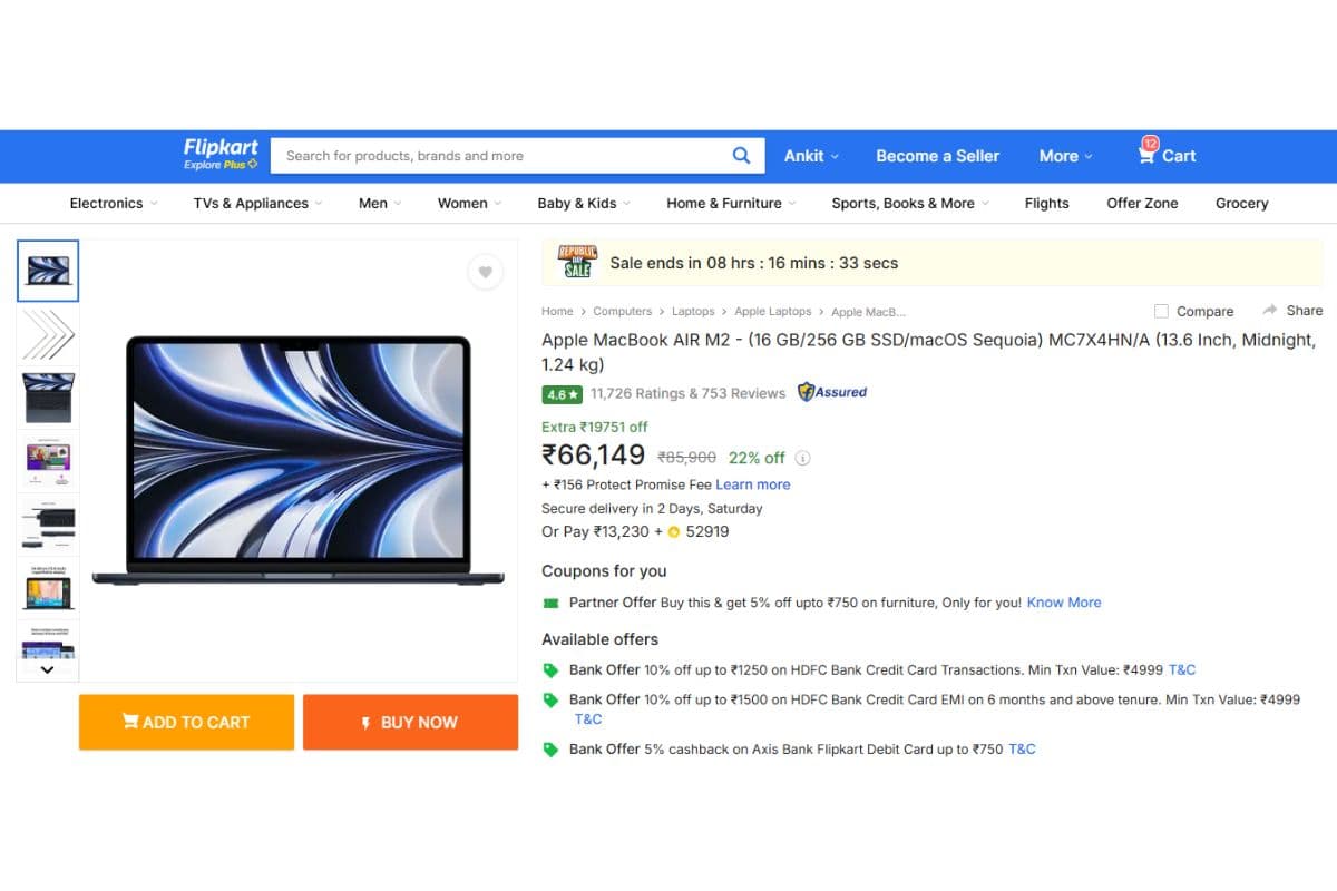 Apple MacBook Air M2