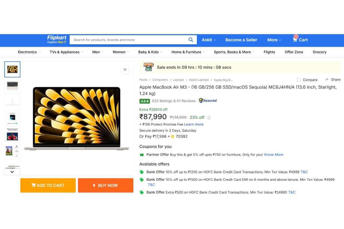 Apple MacBook Air M3