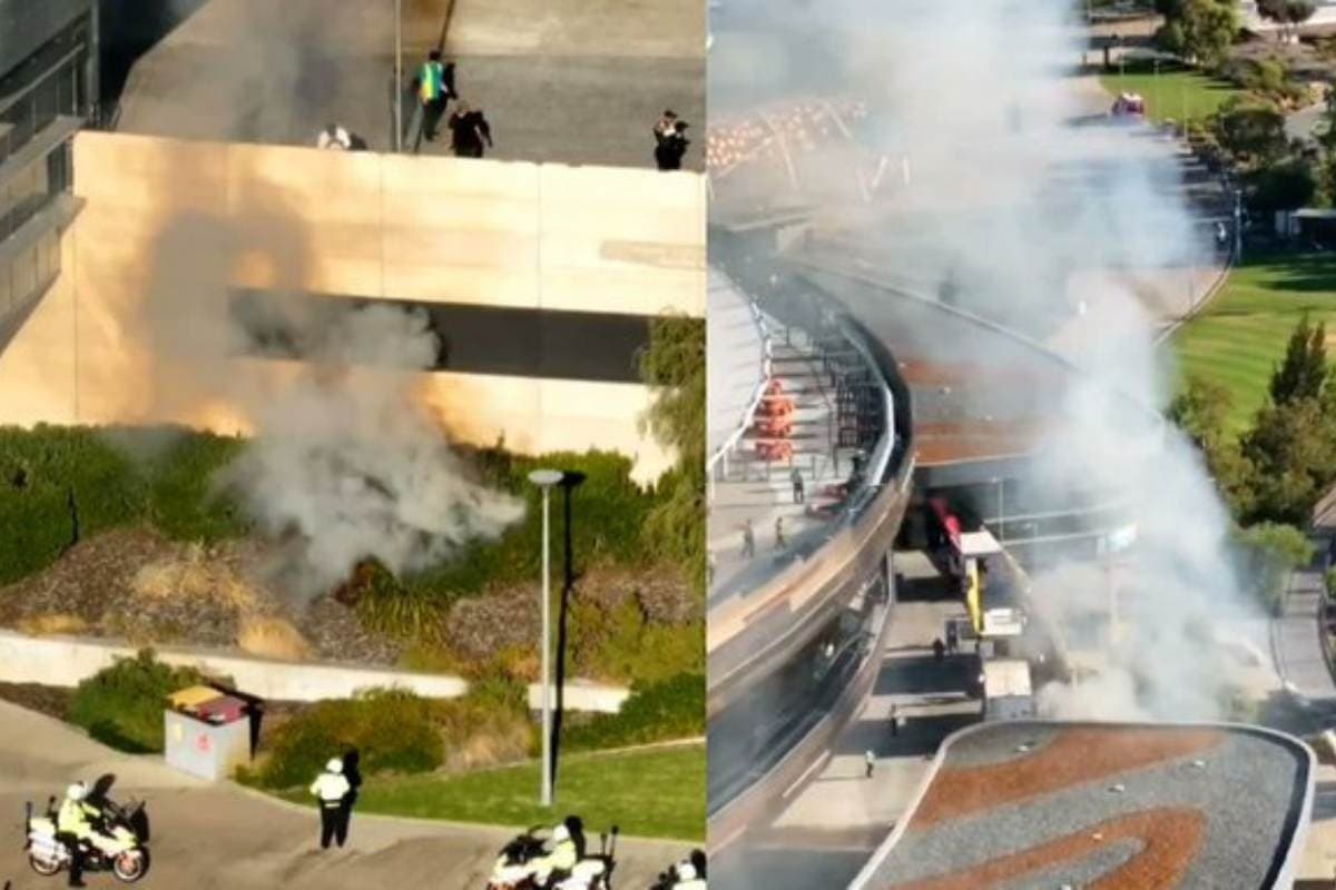 BBL: पर्थ के स्टेडियम में लगी आग से मचा हड़कंप, धुएं के बीच चलता रहा मैच, बाबर आजम फिर फेल