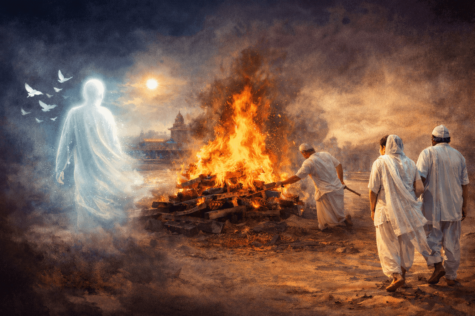 Dah Sanskar Rules: दाह संस्कार के बाद पीछे पलटकर क्यों नहीं देखना चाहिए? जानें धार्मिक और आध्यात्मिक महत्व