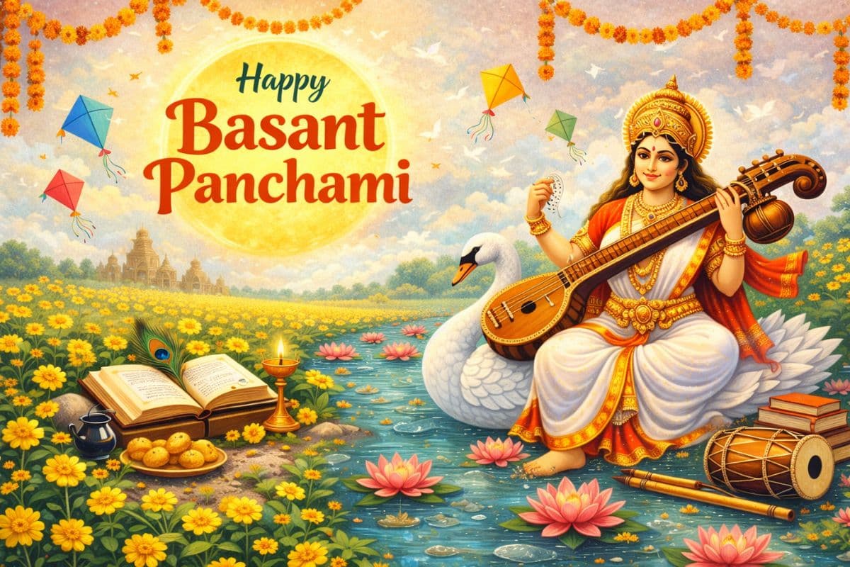 बसंत पंचमी की हार्दिक शुभकामनाएं