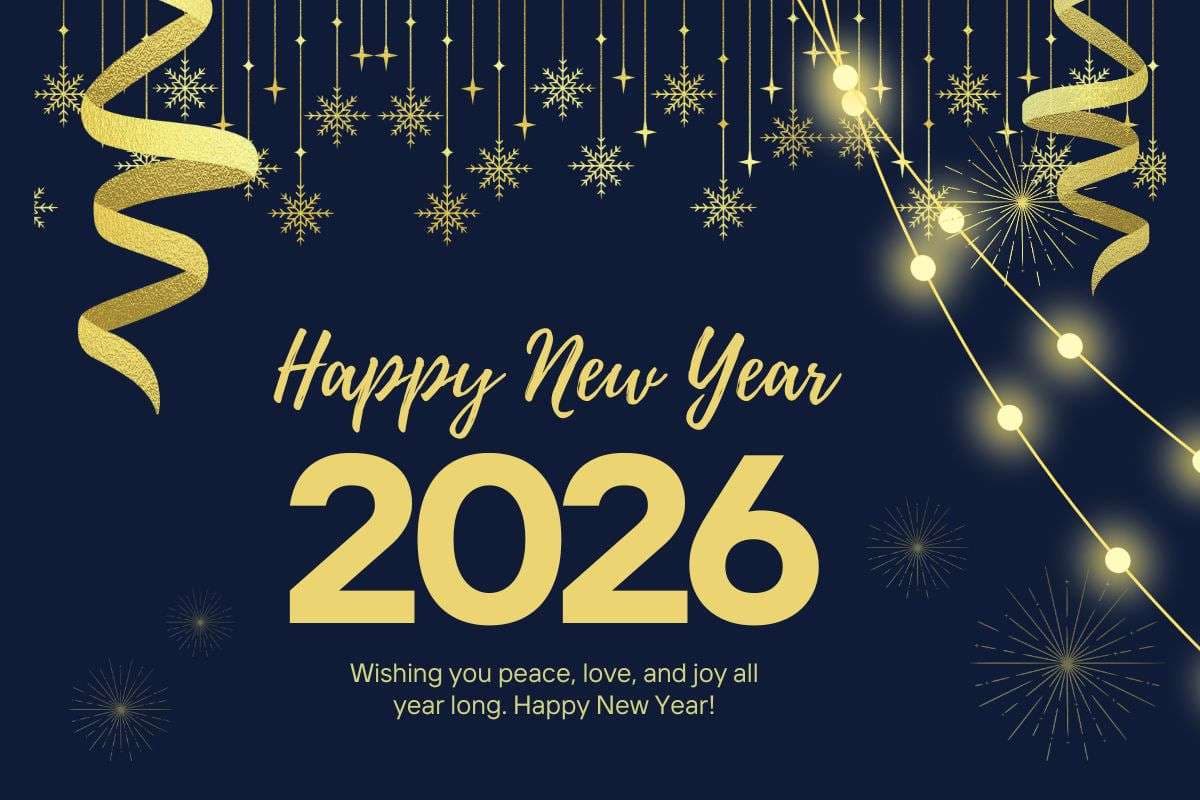हैप्पी न्यू ईयर 2026 इमेज 