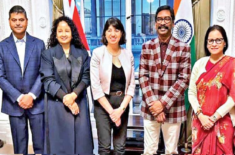 ब्रिटेन की मंत्री सीमा मल्होत्रा से मिले सीएम हेमंत सोरेन, एजुकेशन और स्किल डेवलपमेंट पर मांगी मदद