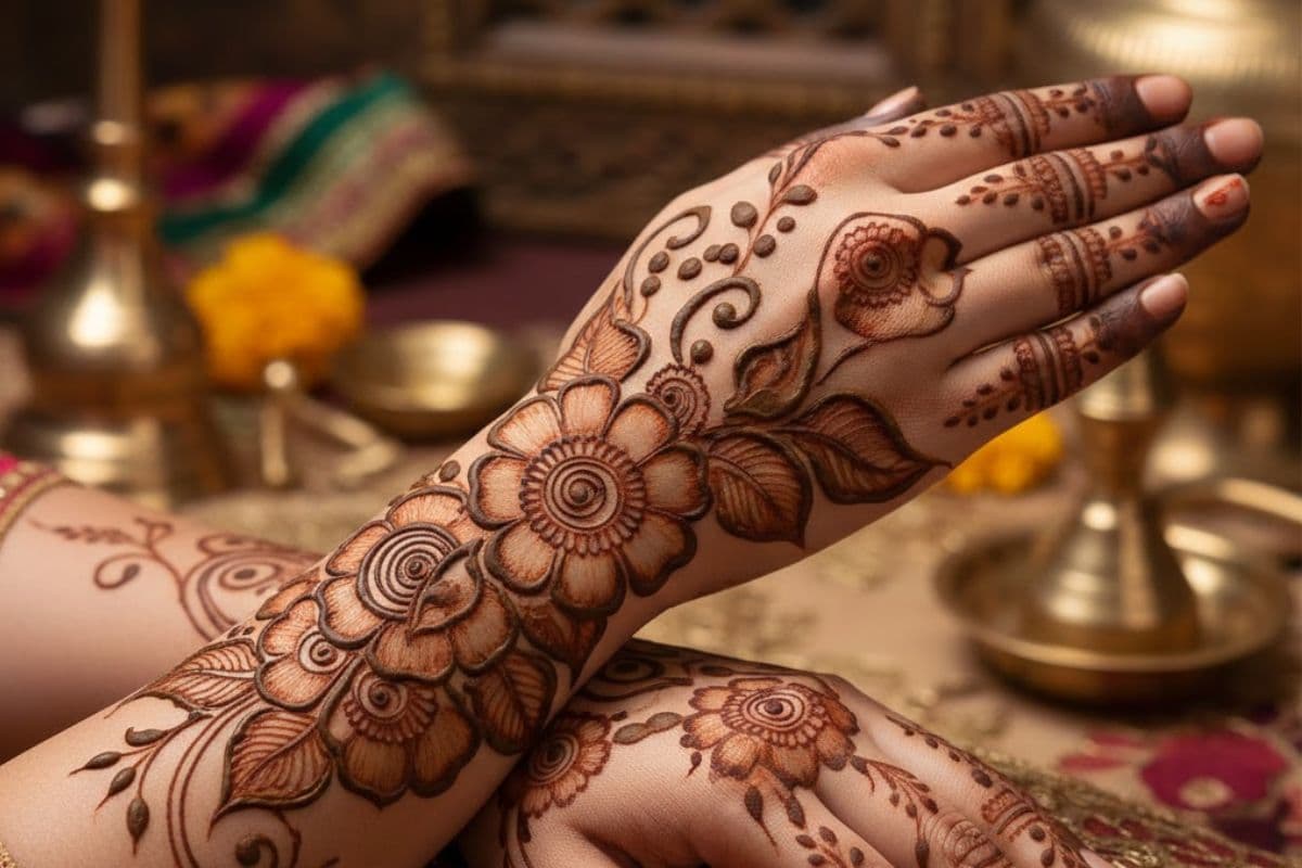 Arabic Mehndi Design (AI IMAGE)