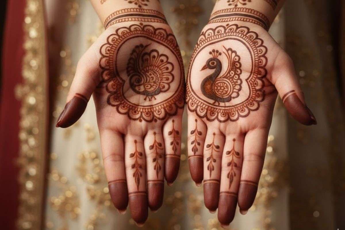 Peacock Mehndi Design 