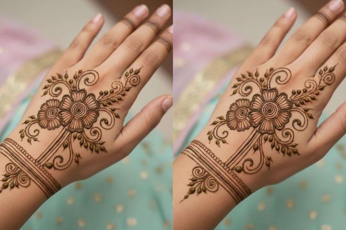 Simple Mehndi Design 