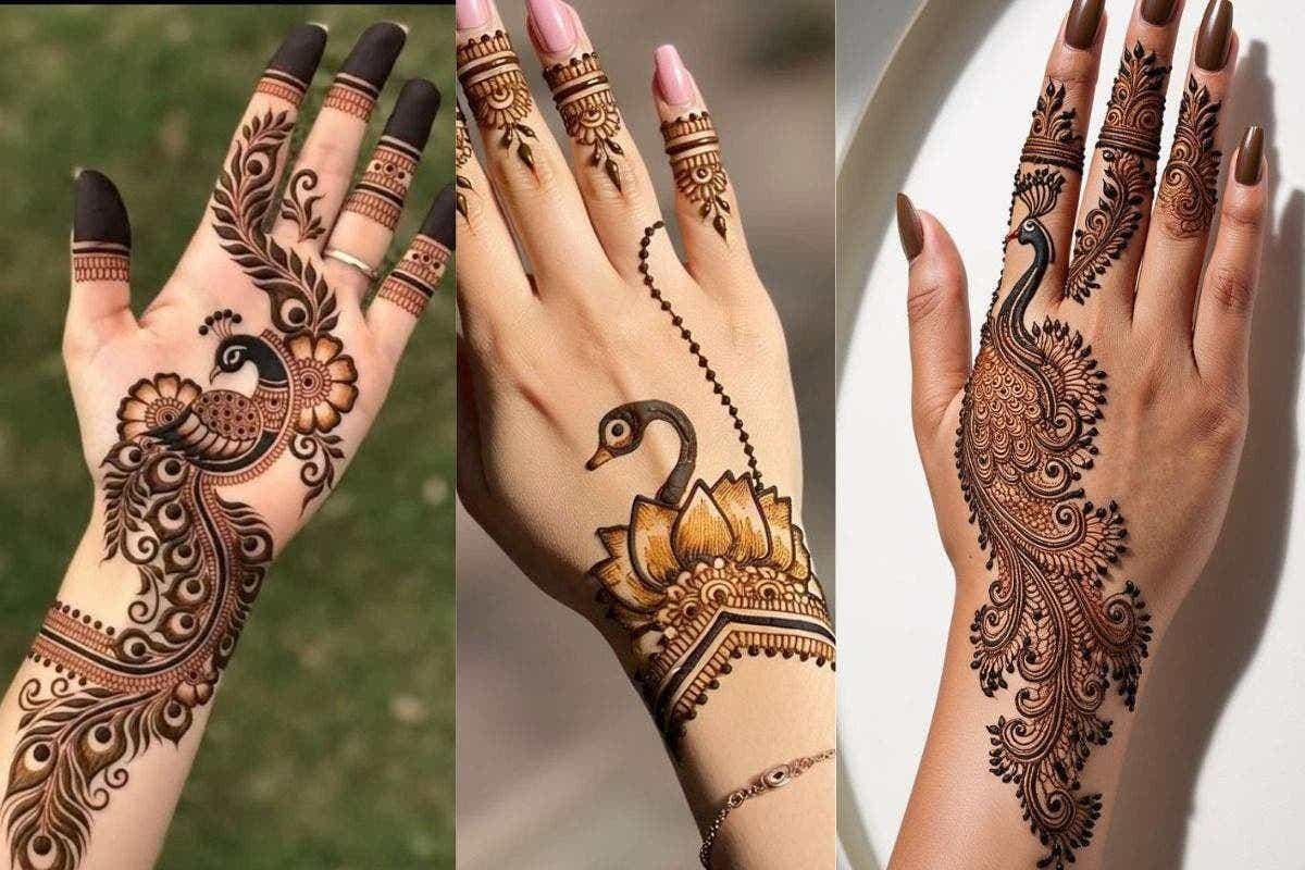 Peacock Mehndi Designs: बसंत पंचमी पर हाथों को सजाएं खूबसूरत मोर डिजाइन मेहंदी से, यहां देखें बेस्ट आइडियाज