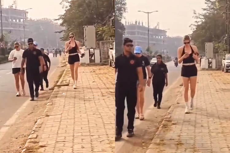 वडोदरा में मॉर्निंग वॉक करते दिखीं RCB टीम की स्टार खिलाड़ी, Video हुआ वायरल