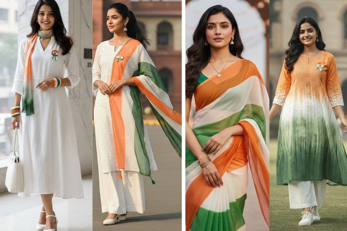 Republic Day Dress Ideas: तिरंगे के रंगों में पहनें स्टाइलिश और ट्रेडिशनल आउटफिट्स, हर नजरें आप पर टिक जाएंगी