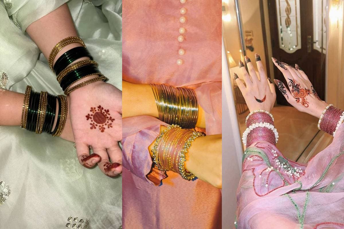 कॉलेज गर्ल्स को पसंद आ रहीं Pastel Shades में Sitara Glass Bangles Design