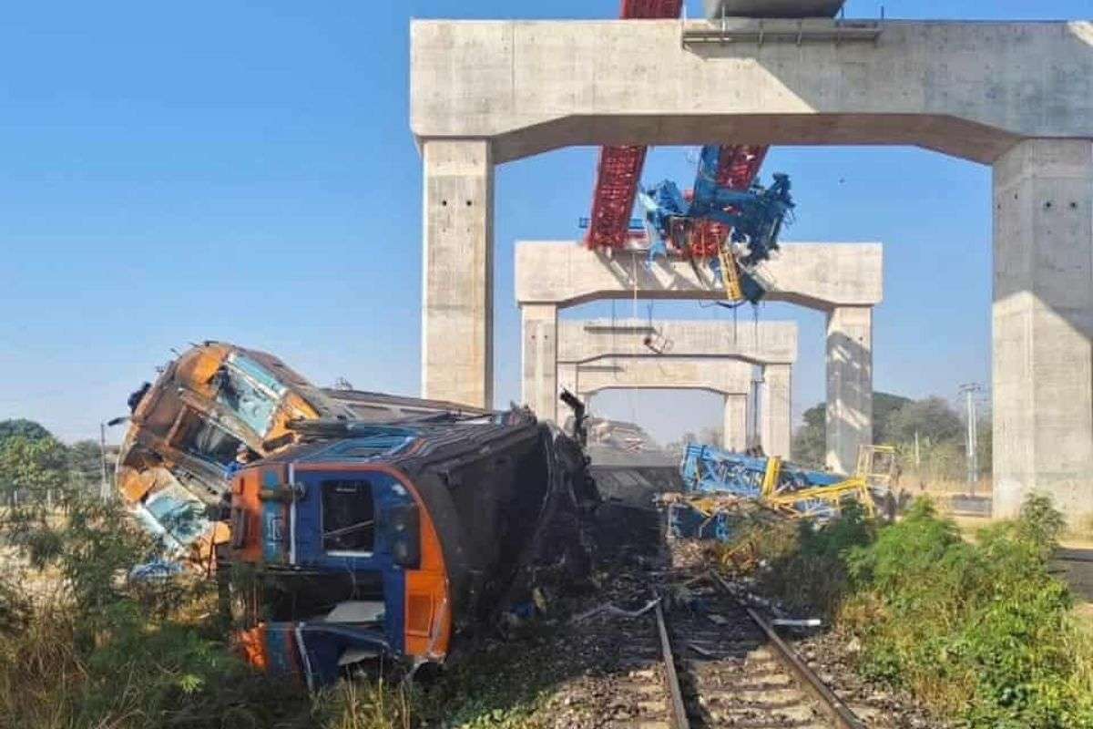 थाईलैंड में चलती ट्रेन पर गिरी क्रेन, 22 लोगों की मौत, 60 से ज्यादा घायल, क्या है इसका चीन कनेक्शन?