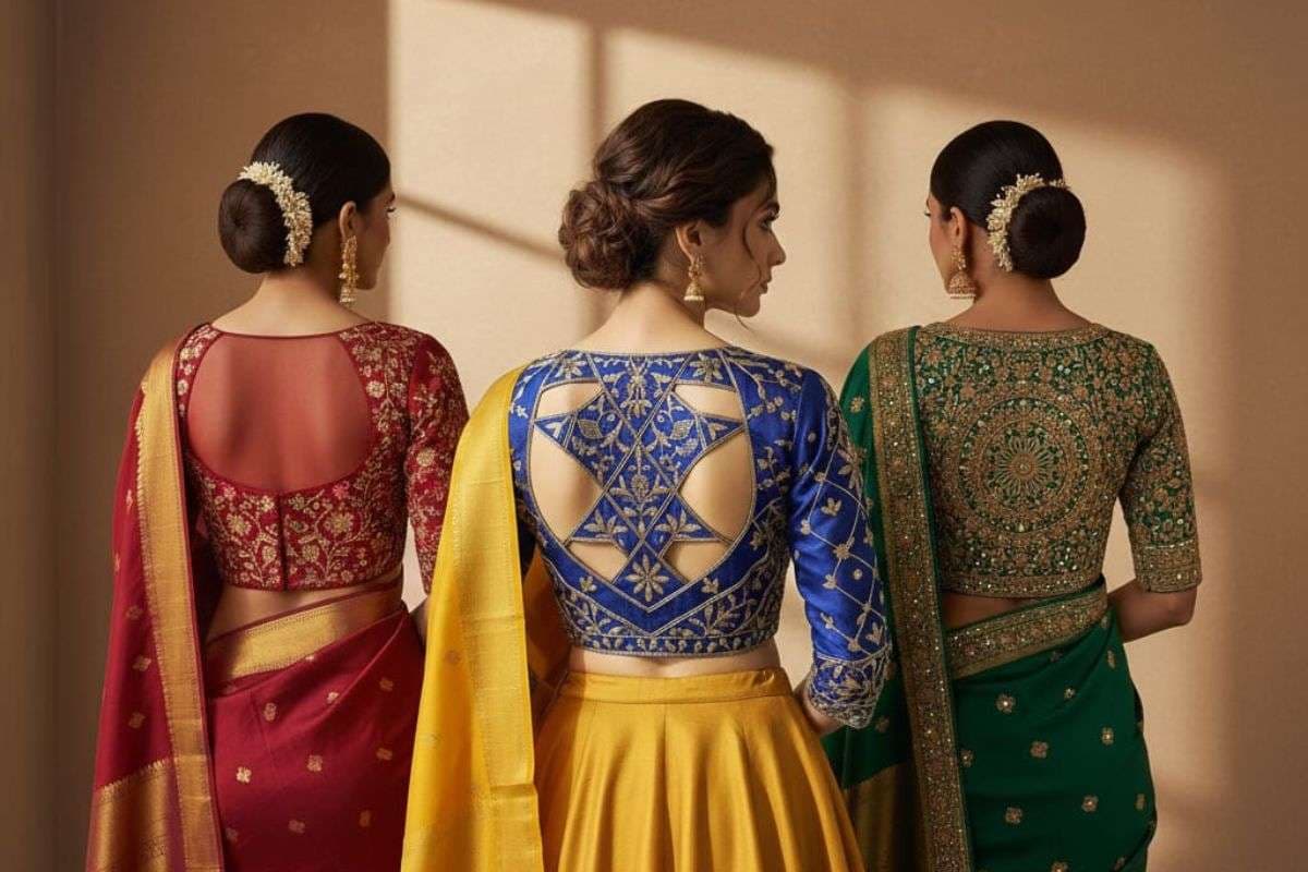 Traditional Blouse Design Back Side: सिम्पल साड़ी में दिखना है क्लासिक और एलिगेंट, तो जरूर ट्राई करें ये ब्लॉउज डिजाइन्स 