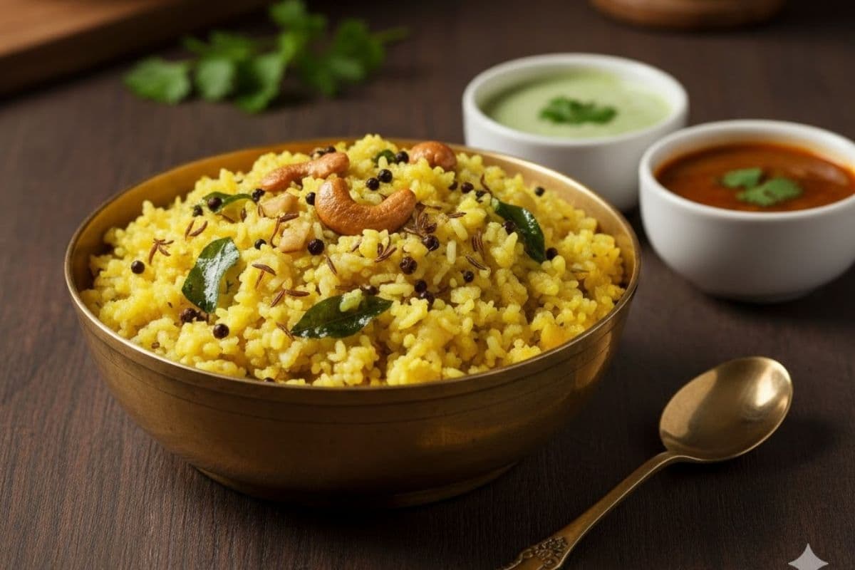 Ven Pongal Recipe: ब्रेकफास्ट में खाना है कुछ नया तो ट्राई करें टेस्टी वेन पोंगल, बहुत सिंपल है रेसिपी