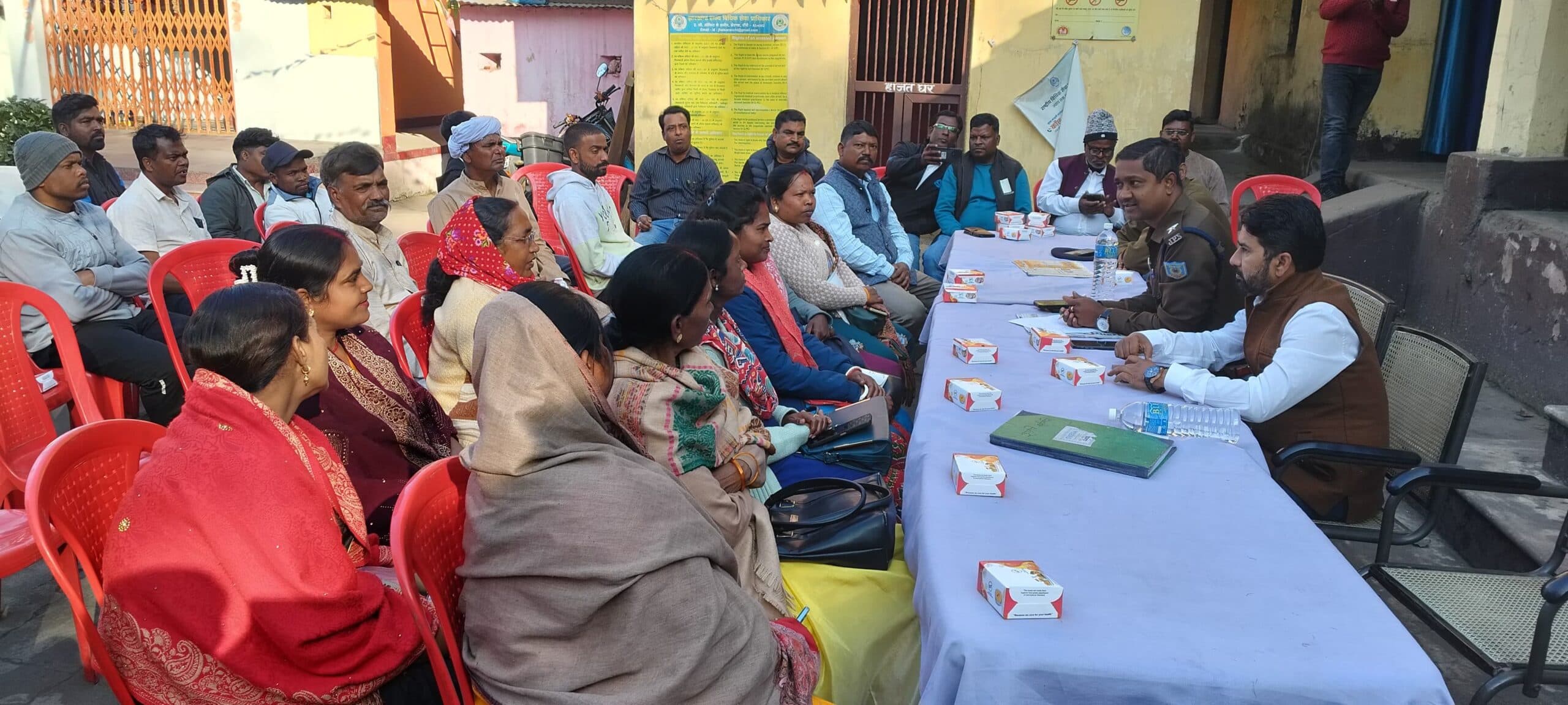 सरस्वती पूजा को लेकर खलारी थाना में शांति समिति की बैठक