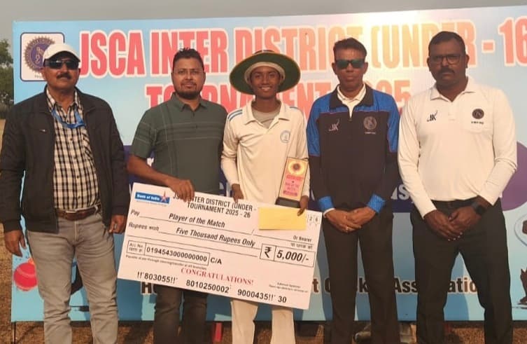 Bokaro News : देवघर ने साहिबगंज को पांच विकेट से किया पराजित