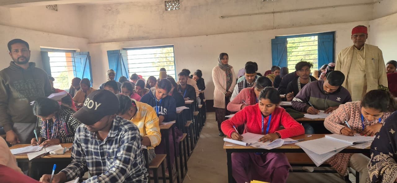 स्नातक सेमेस्टर-1 की परीक्षा में चार परीक्षार्थी रहे अनुपस्थित