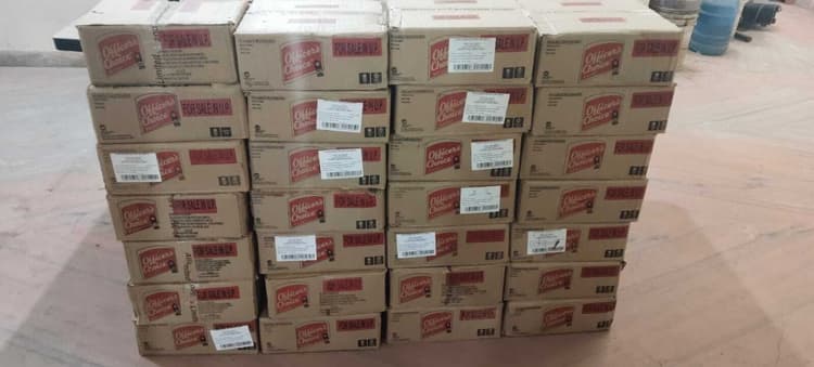 महम्मदपुर पुलिस ने तस्कर के मकान  से 233 लीटर देसी शराब की जब्त