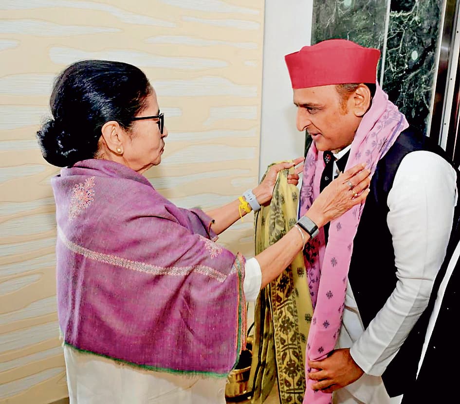 भाजपा को करारा जवाब ममता दीदी ही दे सकती हैं : अखिलेश