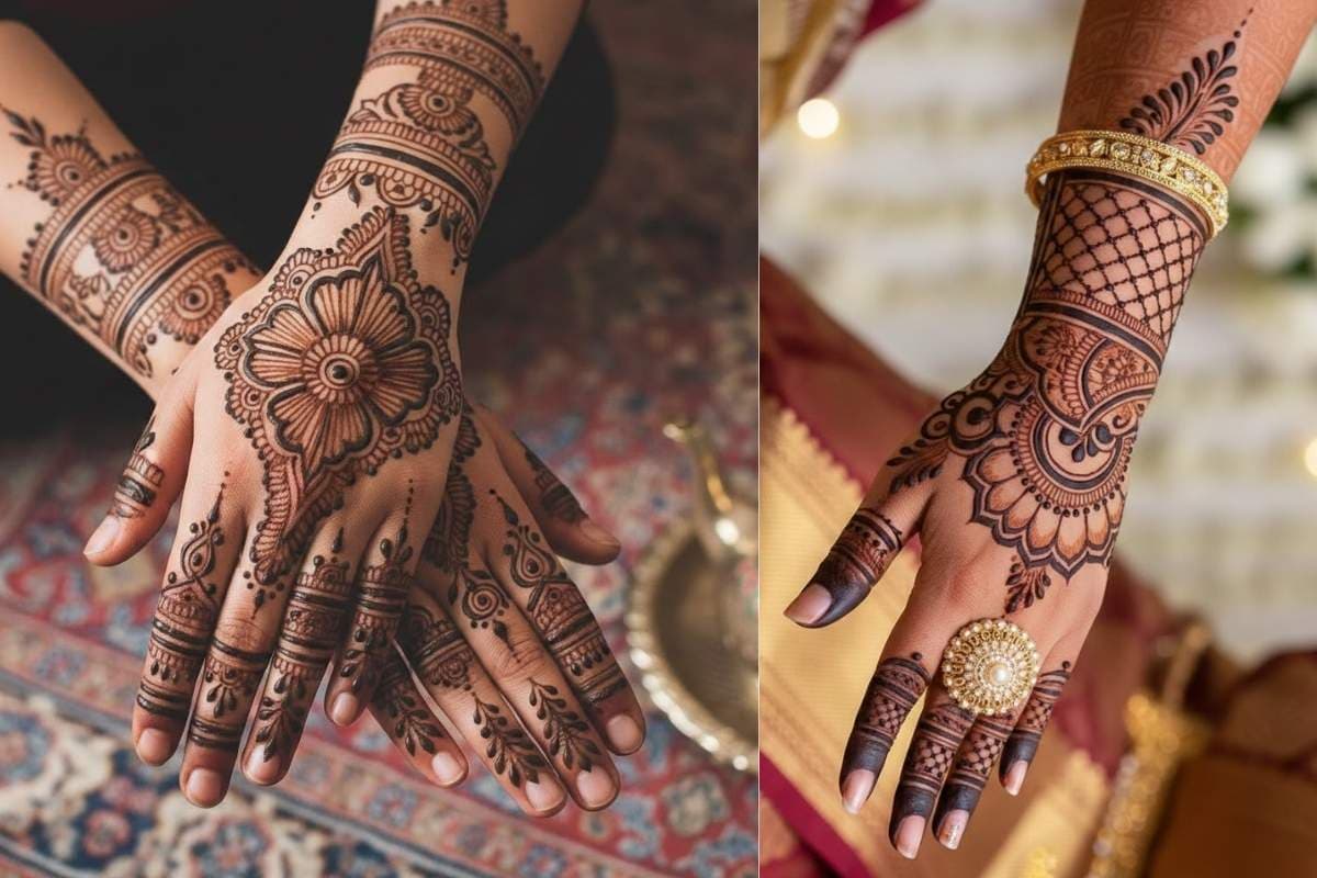 Arabic Style Mehndi Design (AI IMAGE)