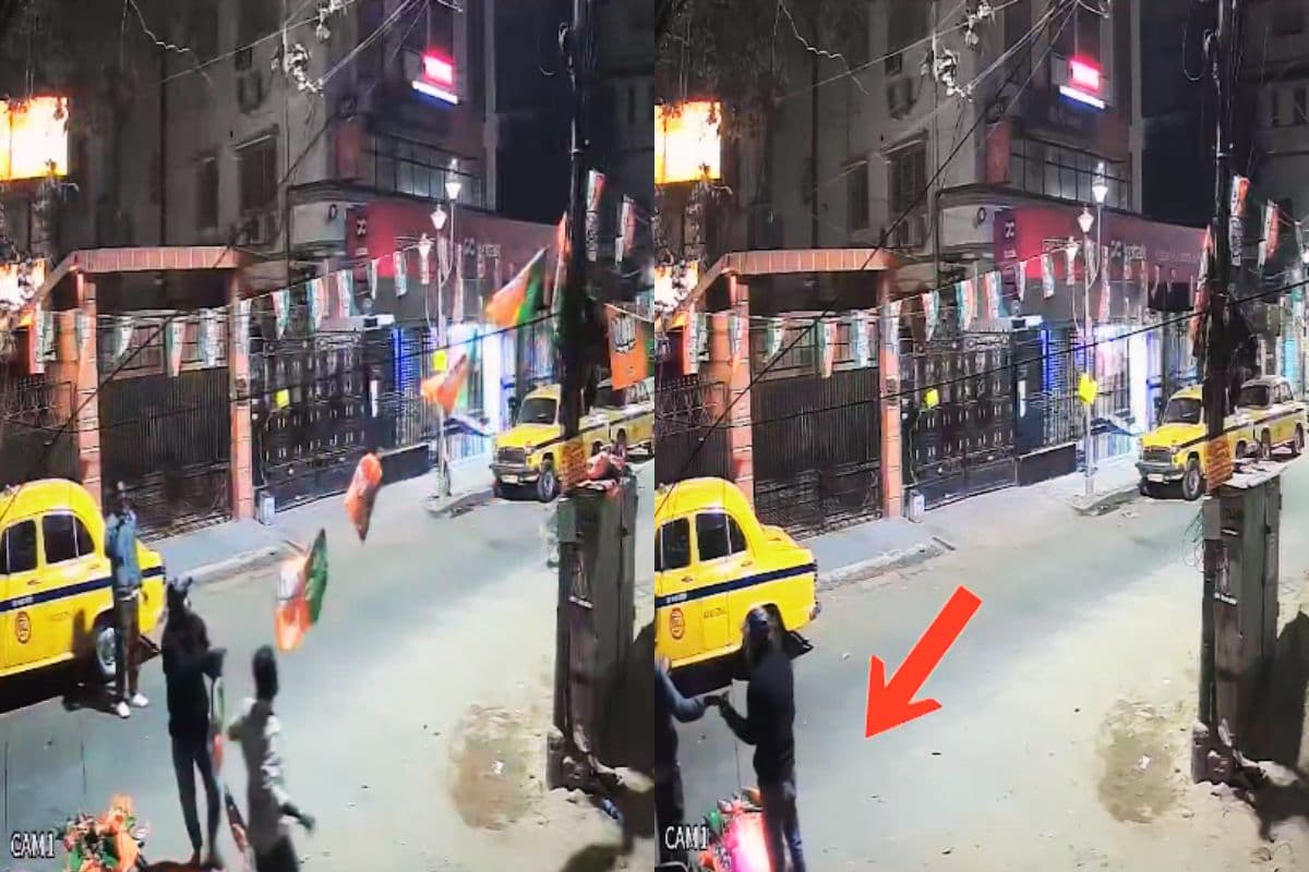 भवानीपुर में हार के डर से बौखलायी TMC! शुभेंदु अधिकारी ने Video शेयर कर कहा- BJP के झंडे जलाये गये