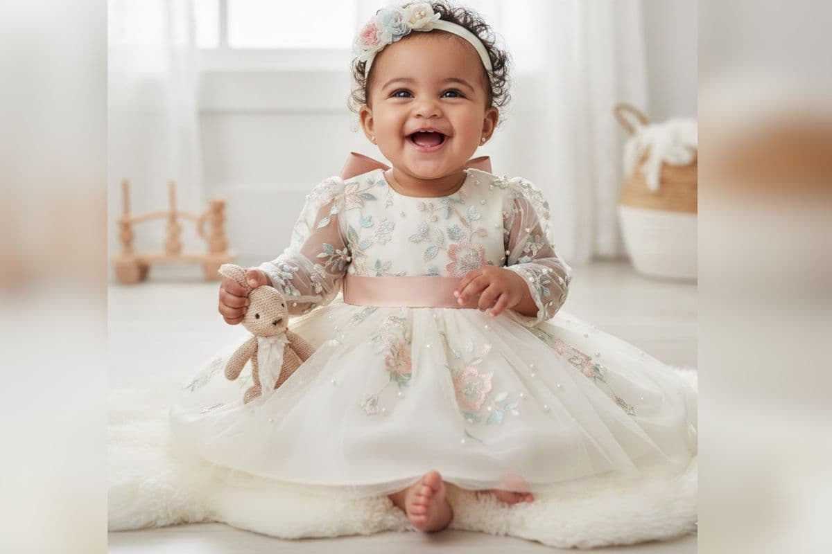  Frock Dress For Baby Girl (AI IMAGE)
