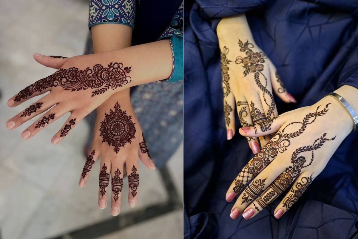 Beautiful Vine Mehndi Design