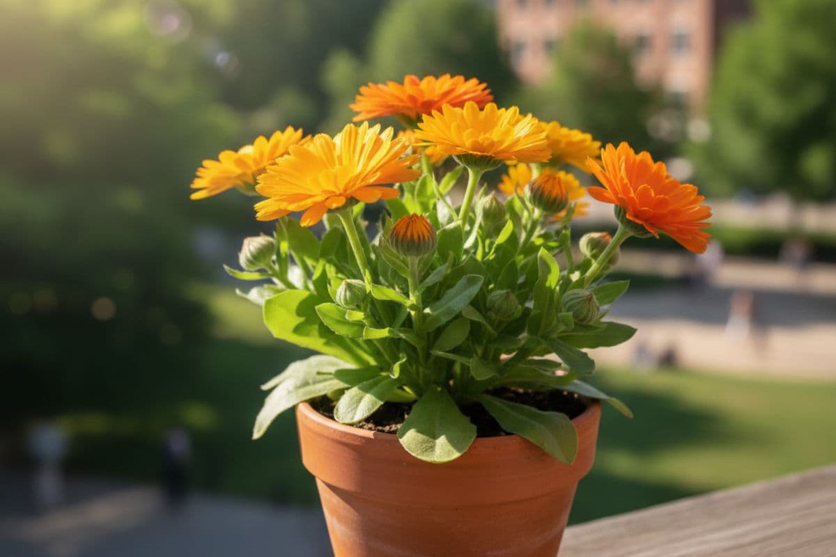 Calendula Spring Blooms Pot