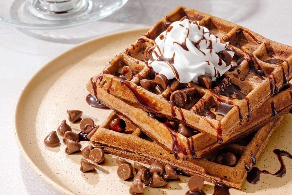 Chocolate Waffles Recipe for Valentine's Day - Chocolate Waffles Recipe