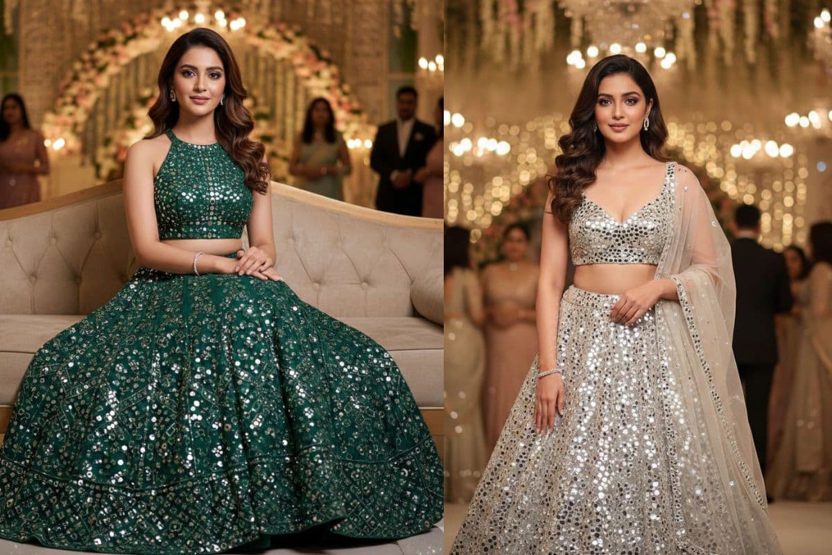 Glamorous Mirror Work Designs