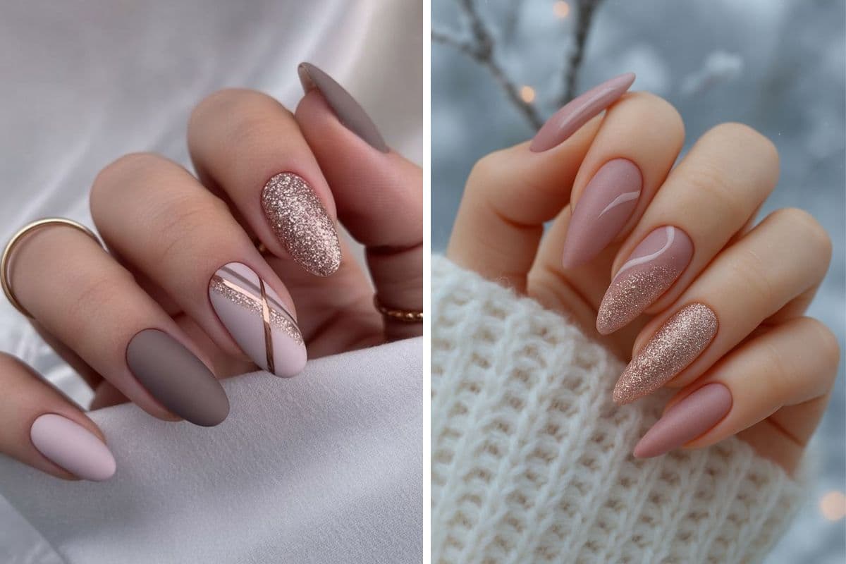 Glitter and Matte Mix