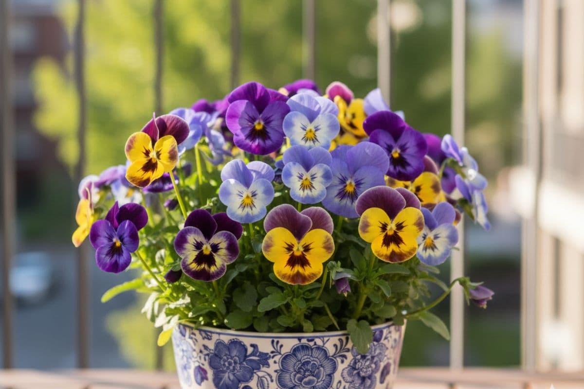 Pansy Butterfly Flowers Balcony